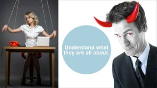 Understand what
they are all about.

 