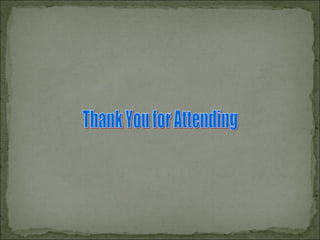 Thank You for Attending 
