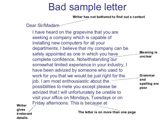 bad business letter examples seatle davidjoel co