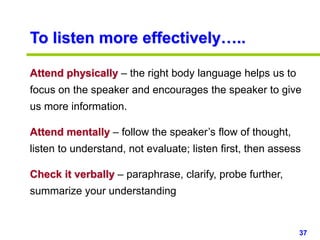 Communication skills ppt slides Slide 37