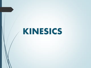 KINESICS
 