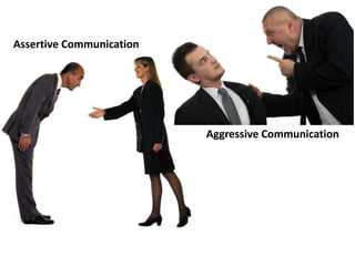 Assertive Communication
Aggressive Communication
 