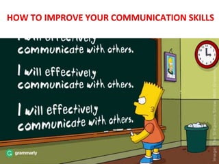 Communication skills | PPTX