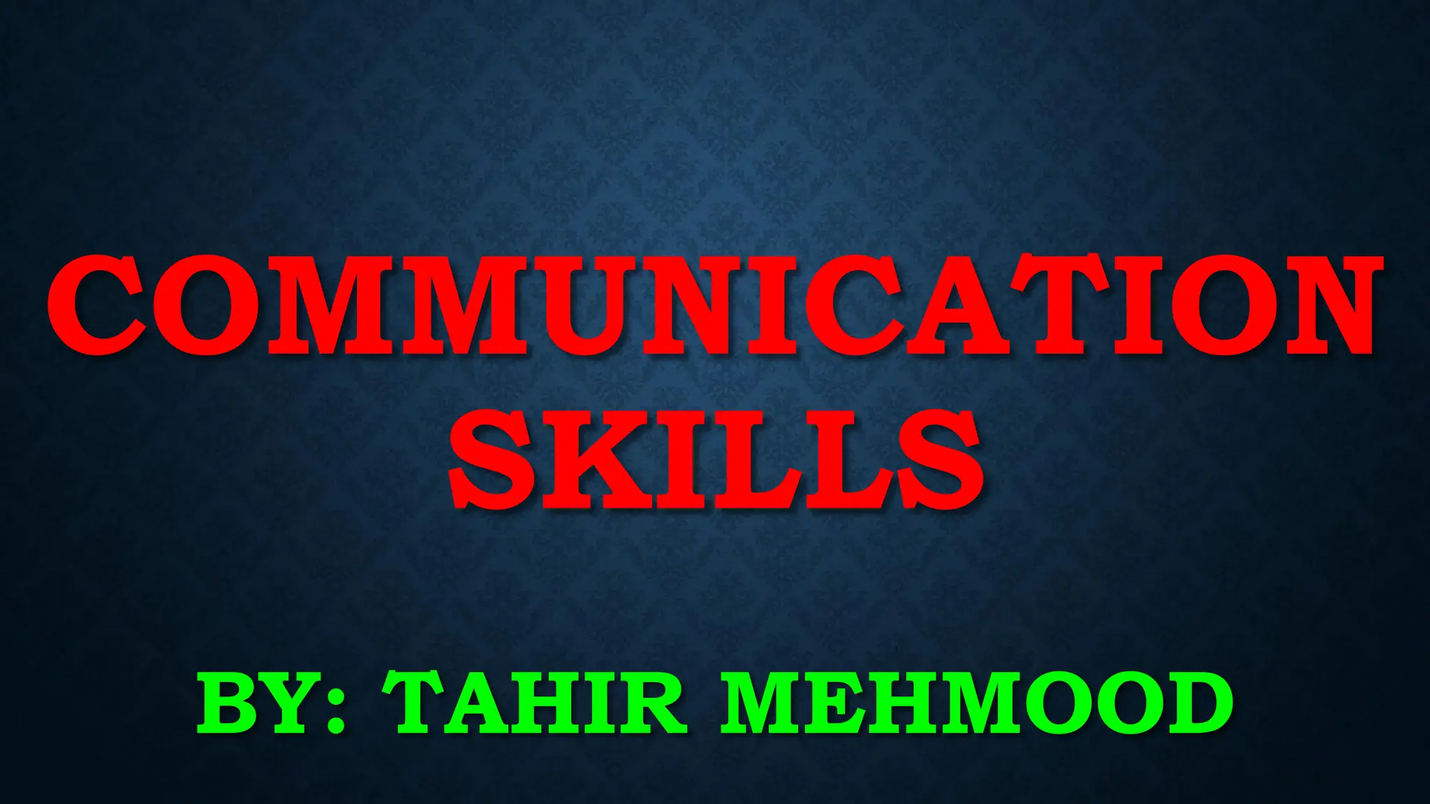 Communication Skills-1 (Definition & Importance).pdf