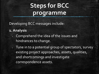 Communication skills, BCC, Soft Skills