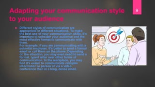 Communication skills 