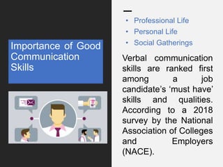 Communication skills | PPTX