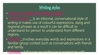 COMMUNICATION SKILLS AND WRITING SKILLS | PPTX
