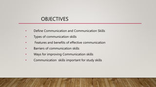 Communication Skills: Types and Barriers.pptx