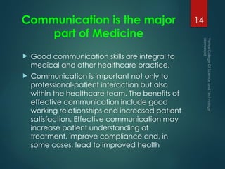 Communication_Skills. In medical field. Pptx | PPTX