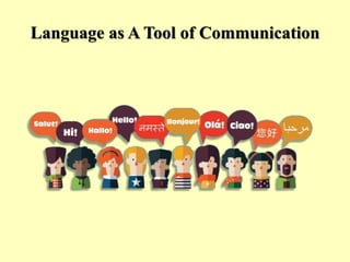 Language as A Tool of Communication
 