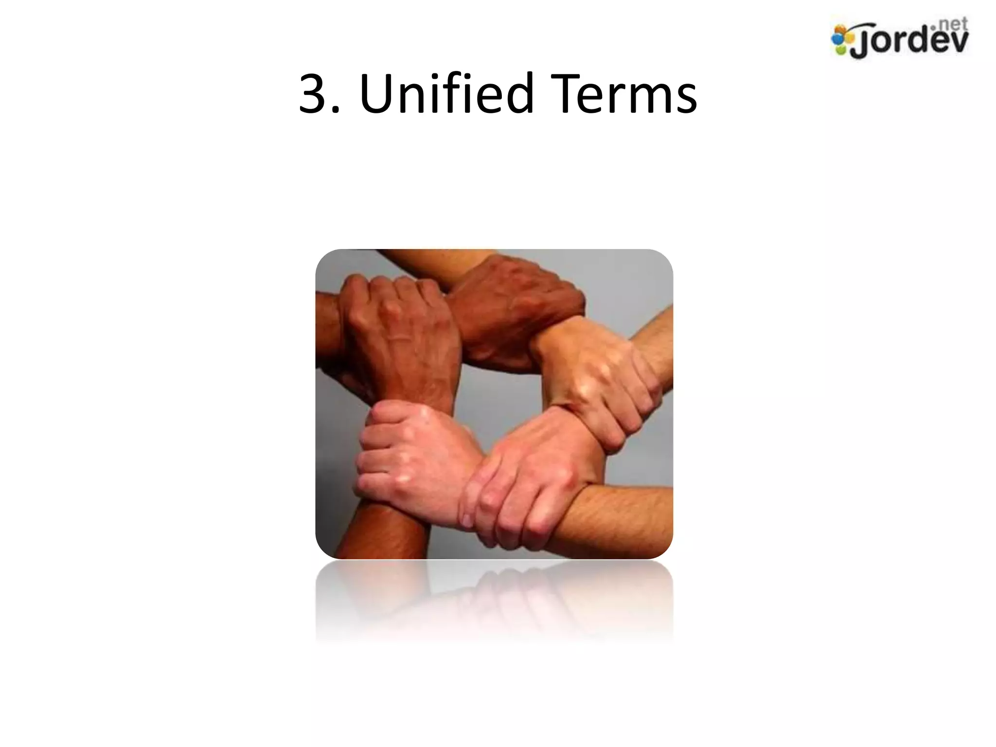 3. Unified Terms
 