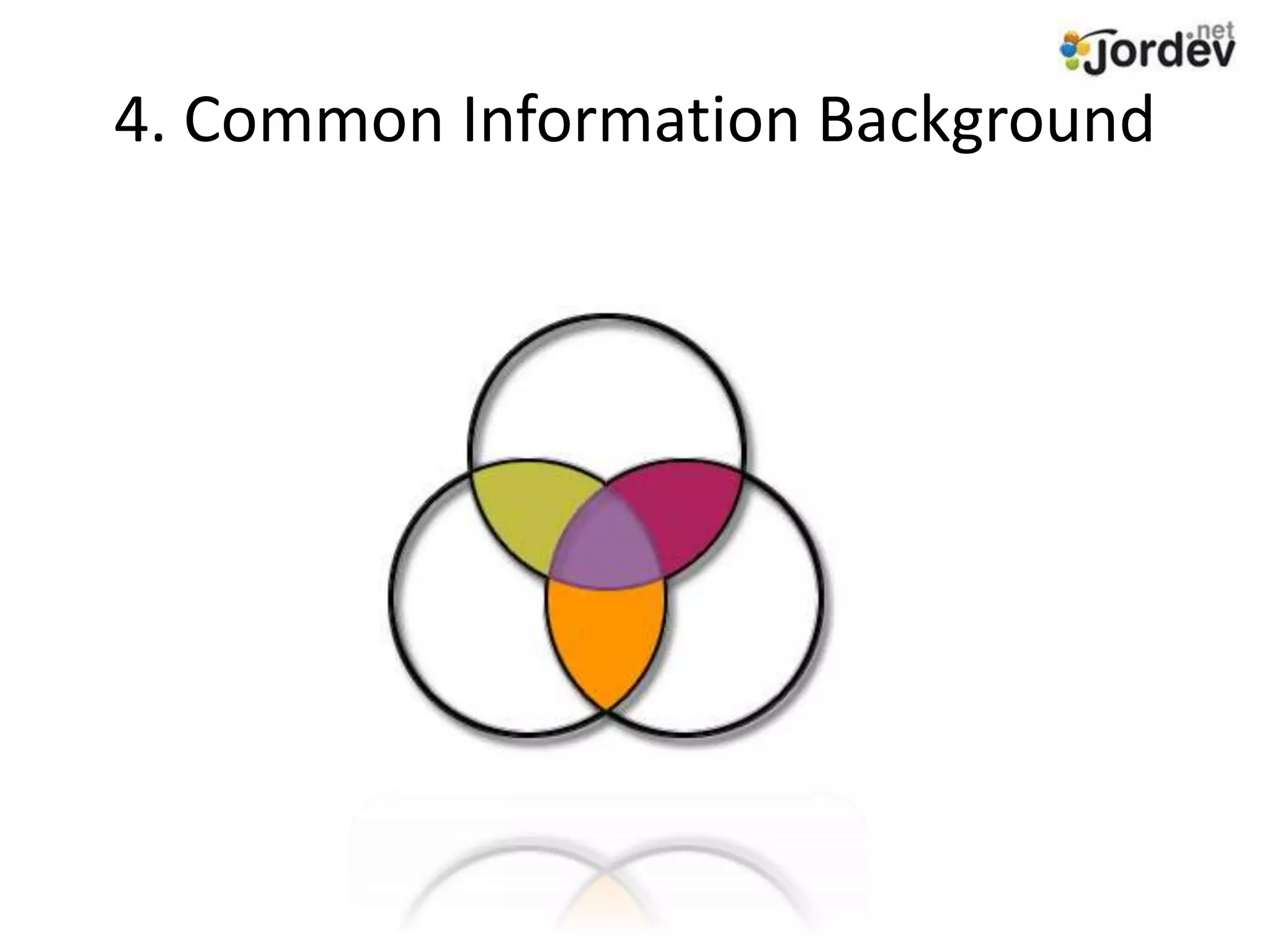 4. Common Information Background
 