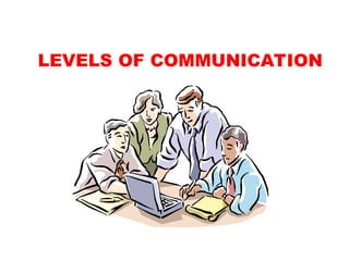 LEVELS OF COMMUNICATION
 