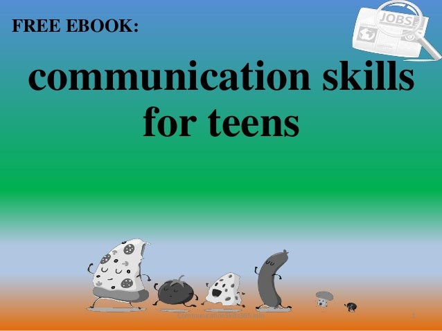 Communication skills for teens pdf free download
