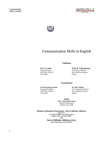 Communication skills in english | PDF