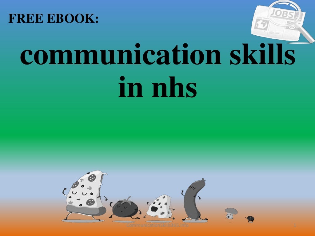 Communication skills in nhs pdf free download