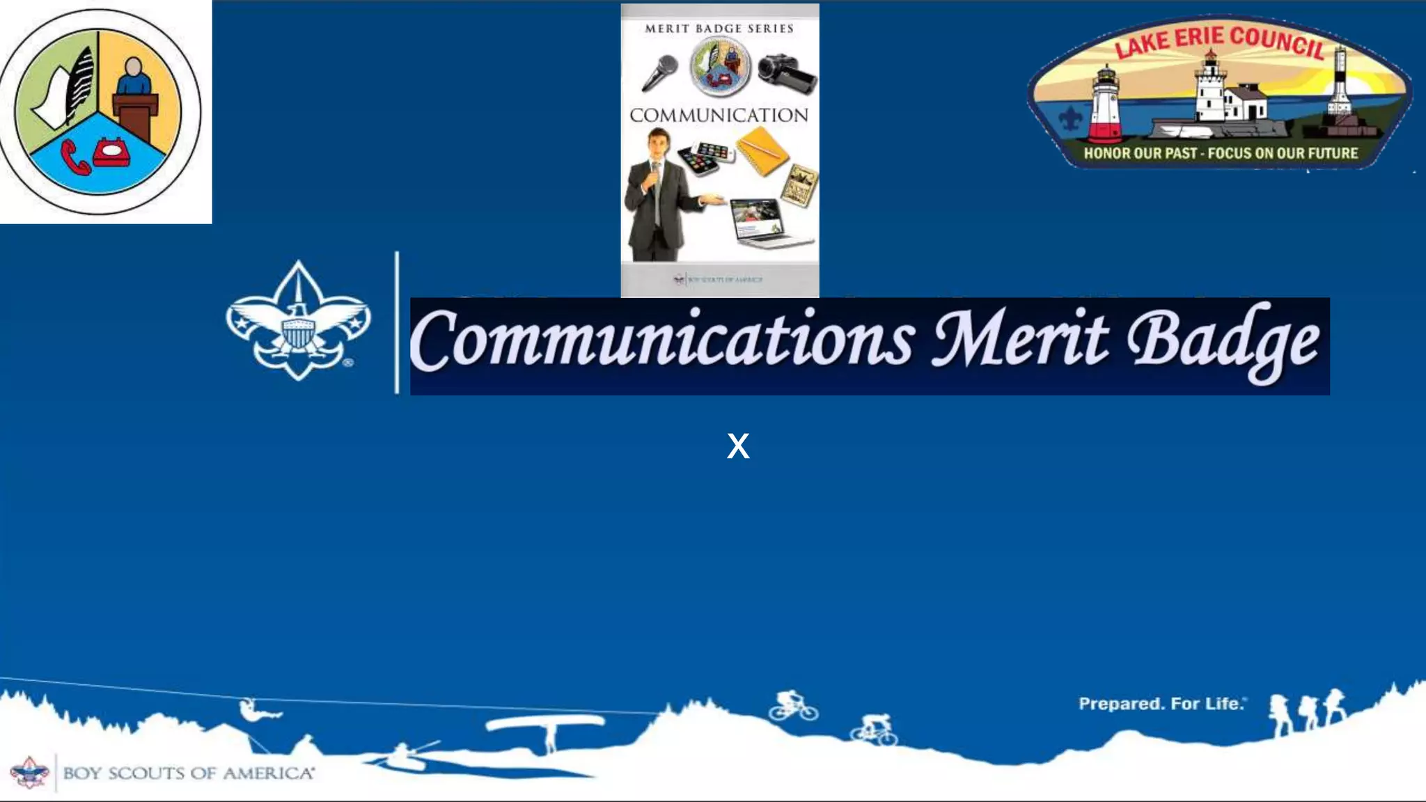 Communications merit badge presentation | PPTX