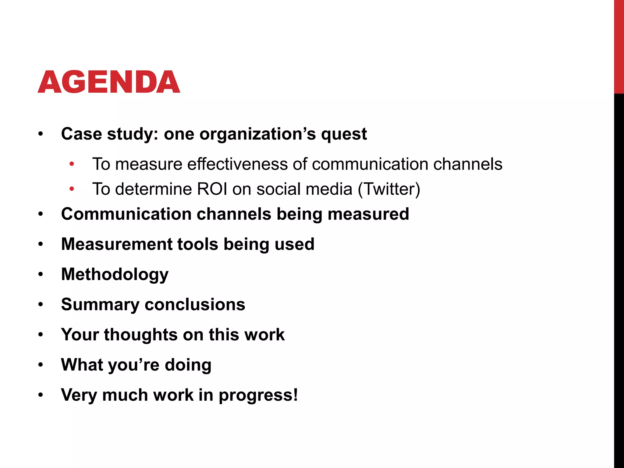 Communications metrics | PPTX