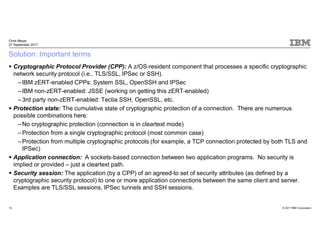 z/OS Encryption Readiness Technology (zERT) | PDF