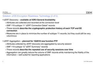 z/OS Encryption Readiness Technology (zERT) | PDF