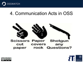 4. Communication Acts in OSS
 