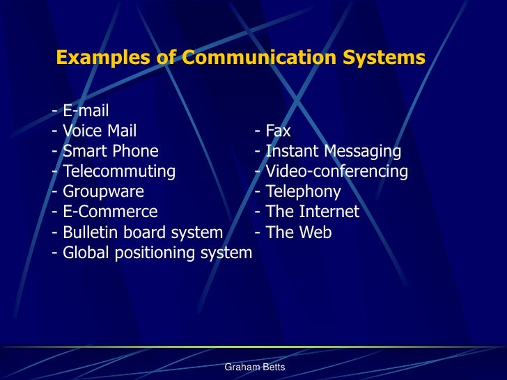 Examples Of Communication Devices  Basic Computer Information Output