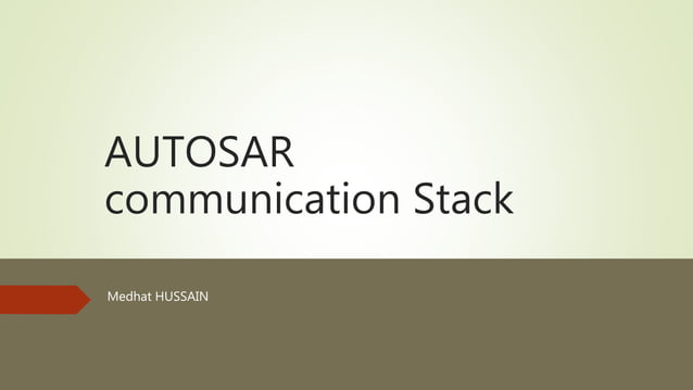 Communication stack | PPTX