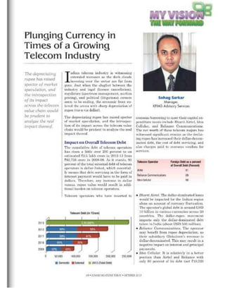 Plunging Currency in Times of Growing Telecom Industry by Sohag Sarkar