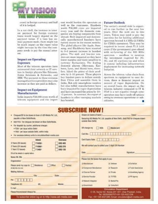 Plunging Currency in Times of Growing Telecom Industry by Sohag Sarkar