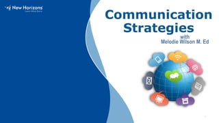 1
Communication
Strategies
 