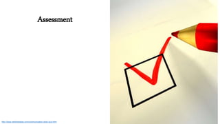 Assessment
http://www.newlineideas.com/communication-style-quiz.html
 