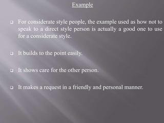 Communication styles | PPTX
