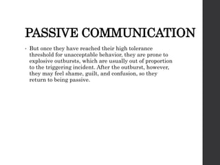 Communication styles | PPTX