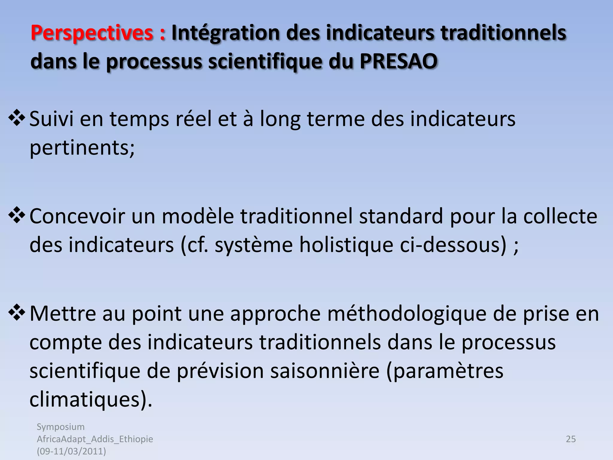 Indicateurs végétaux;