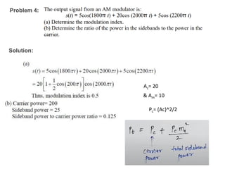 Problem 4:
Solution:
Ac= 20
& Am= 10
Pc= (Ac)^2/2
 