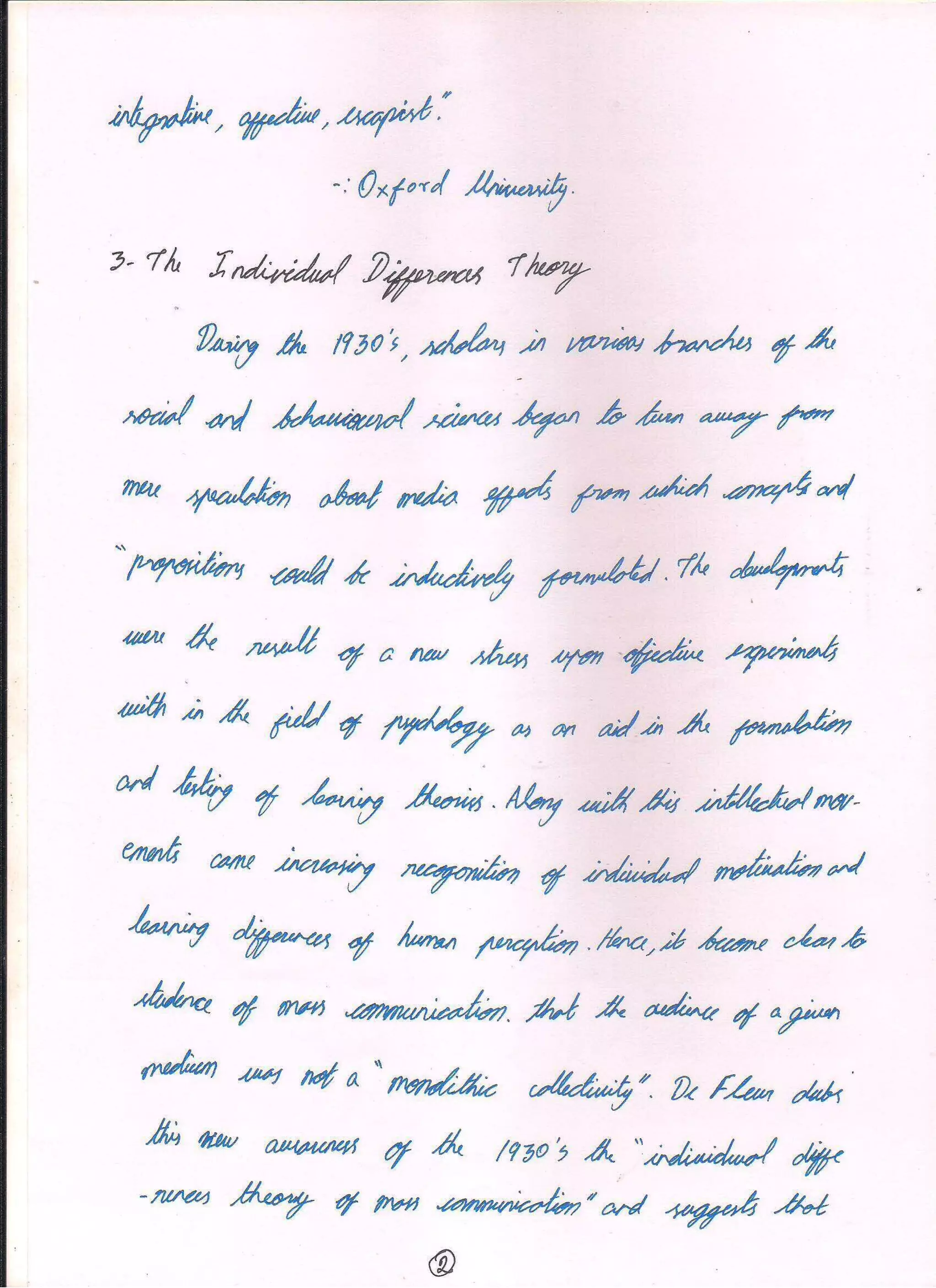 Communication theories 1