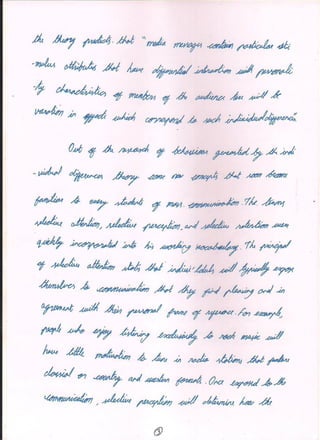 Communication theories 1