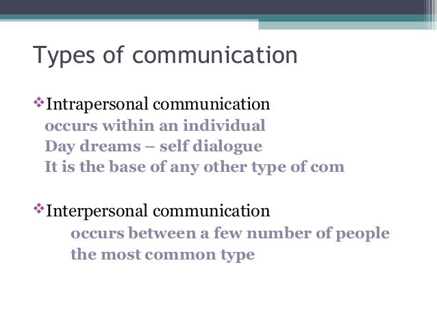 intrapersonal communication vs interpersonal communication interpersonal vs intrapersonal