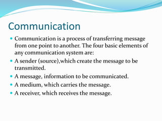 Communication through computer networks | PPTX