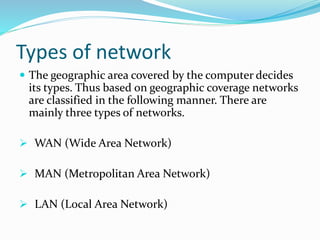 Communication through computer networks | PPT