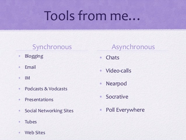 Communication Tools