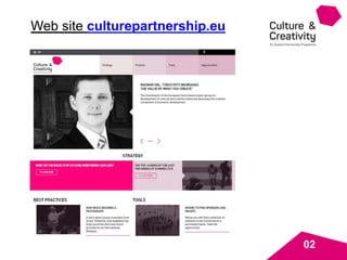 Web site culturepartnership.eu
02
 