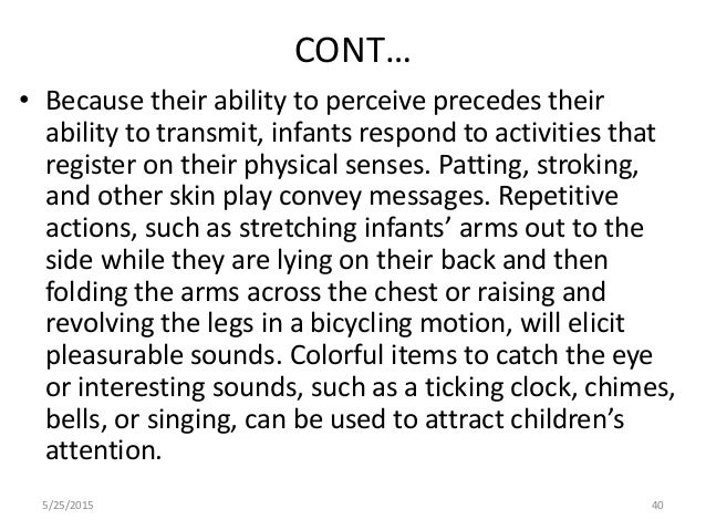 Communication with children & families