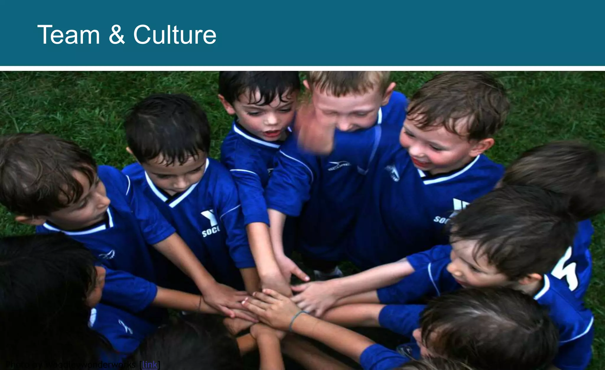 Photo by Woodleywonderworks [link]
Team & Culture
 