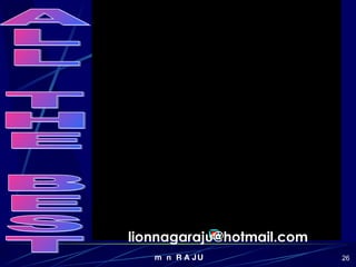 ALL THE BEST [email_address] 