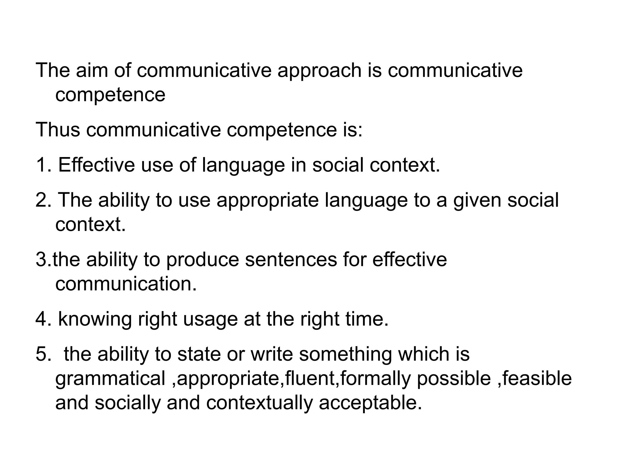 Communicative approach | PPT