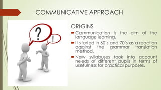 Communicative approach by Fernanda Torres | PPT