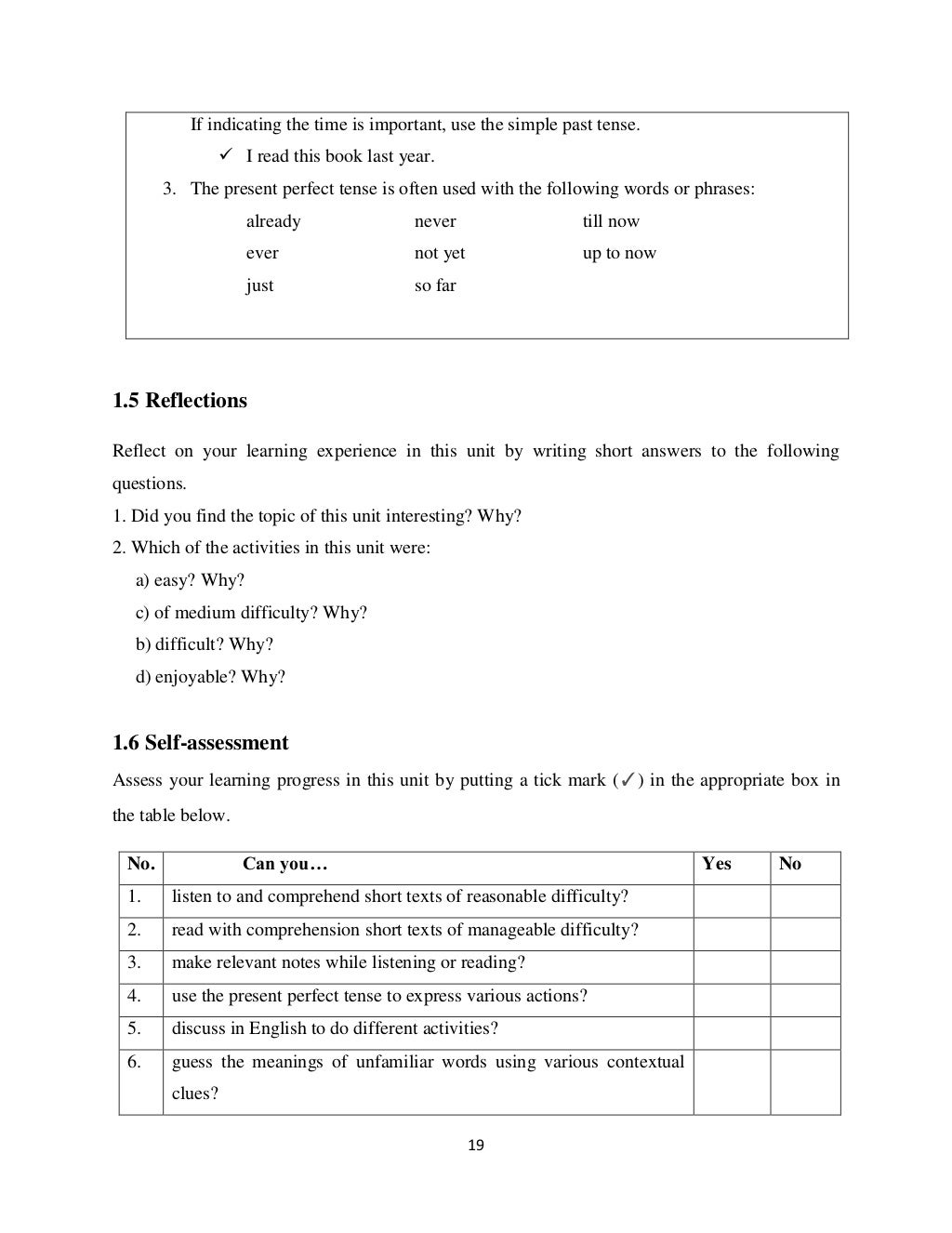 Communicative English Language Skills I fl En 1011 Final Version