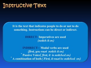 Communicative Function Of Texts | PPT